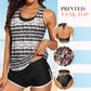 Women's Comfortable Printed Bikini 3-Piece Set