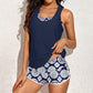 Women's Comfortable Printed Bikini 3-Piece Set