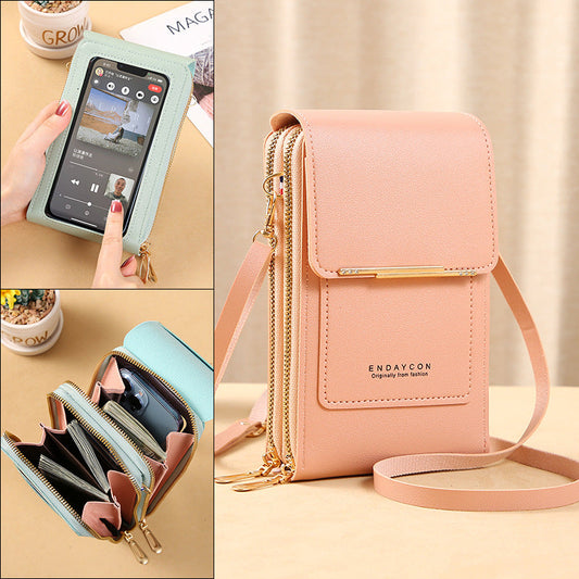 👝Last Day Special Price ￡10.99!!💖Women's Touch Screen Mobile Phone Messenger bag