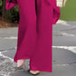🎁New arrival 50% OFF💥Charming Irregular Top & Wide Leg Pants Set