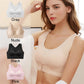 🎉LAST DAY SALE - 60% OFF⚡Easy Front‑Close Cross Back Posture Corrector Bra Wireless Full Support Comfort Bra