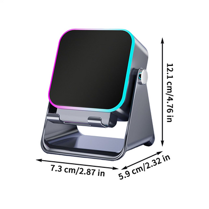 🎁LAST DAY SALE 50% OFF🎵5-in-1 Wireless Induction Bluetooth Speaker with Adjustable Phone Stand✨✨