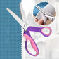 🔥HOT SALE 50% OFF🎁✂️ Pinking Shears Scissors – Stainless Steel, Ergonomic Cushioned Handles – Perfect for Sewing, Quilting & Scrapbooking! 🧵💨