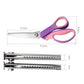 🔥HOT SALE 50% OFF🎁✂️ Pinking Shears Scissors – Stainless Steel, Ergonomic Cushioned Handles – Perfect for Sewing, Quilting & Scrapbooking! 🧵💨