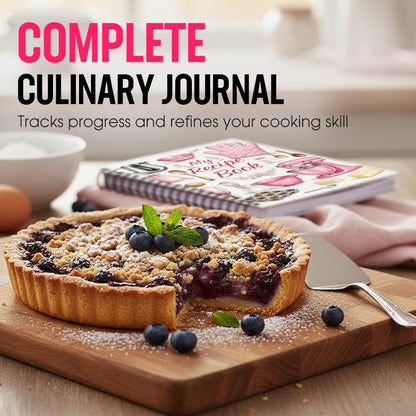 ✨🔥104 Sheets Notebook for Recipes📓