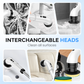 🥳🧽Multi‑Function Electric Brush – IPX7 waterproof, dual speed. Interchangeable heads. Effortless grime removal. 🛡️⚡