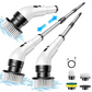 🥳🧽Multi‑Function Electric Brush – IPX7 waterproof, dual speed. Interchangeable heads. Effortless grime removal. 🛡️⚡