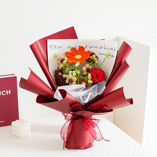 🌸✨Mother's Day Special Offer 50% OFF🔥Handmade Delicate Crochet Flower Bouquet