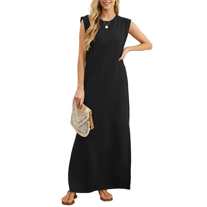 ⏳LAST DAY SALE 50% OFF!!💕Women's Wrinkle-Free Casual Dress with Split Hem