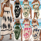 💕2026 Fashion New 60% OFF💝Womens Casual Sleeveless Square Neck Floral Aline Smocked Dresses with Pockets
