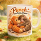 🥳2026 HOT SALE🥳 50% OFF!🔥"Punch and His Bear" Cute Monkey Ceramic Mug