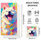 🥳LIMITED TIME 50% OFF!🏖️2-in-1 Convertible Beach Towel & Drawstring Backpack