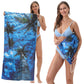 🥳LIMITED TIME 50% OFF!🏖️2-in-1 Convertible Beach Towel & Drawstring Backpack