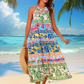 💕Women's Charming Loose Bold Print Dresses