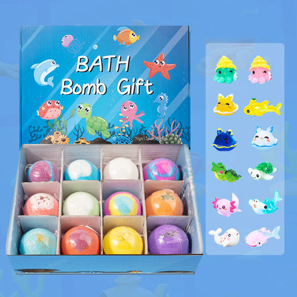 🎉🧼LAST DAY 50% OFF🛁 Natural Bath Bombs for Kids with Mega Bubbles & Surprise Inside 🥚✨