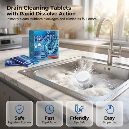 ⏳ LAST DAY SALE ONLY ￡6.99!!🔥Effervescent Drain Cleaners – Fast, Gentle & Eco-Friendly 💧✨