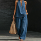 💐50% OFF ! Halter Top & Wide-Leg Pants Set – Everyday Elegance 💃✨【Limited Offer】