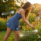 🥳Last Day Special Price ￡13.99!!🌿 50% OFF! Women‘s Ribbed Knit Romper – Breathable & skin-friendly, keeps shape. Flared skirt with hidden shorts, no riding up. 6 colors. Effortless everyday elegance. 👙✅