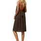 👗Only £10.99 Last Day Promotion!🔥Sexy Backless Cami Dress with Adjustable Drawstring