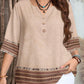 🌸Spring Sale 60% OFF👕Women's Casual Button-Front V-Neck Top