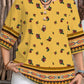 🌸Spring Sale 60% OFF👕Women's Casual Button-Front V-Neck Top
