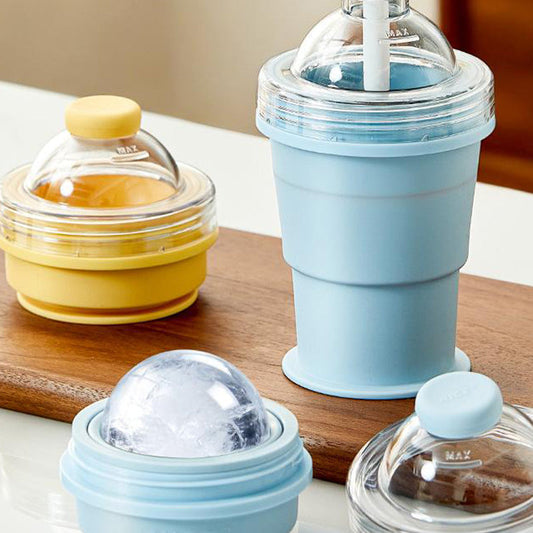 🏖️🍹Summer Hot Sale - Up to 70% OFF⚡50K+ SOLD!🎁2-in-1 Foldable Ice Hockey Cup – 🧊Make Giant Ice Balls & Sip On-the-Go