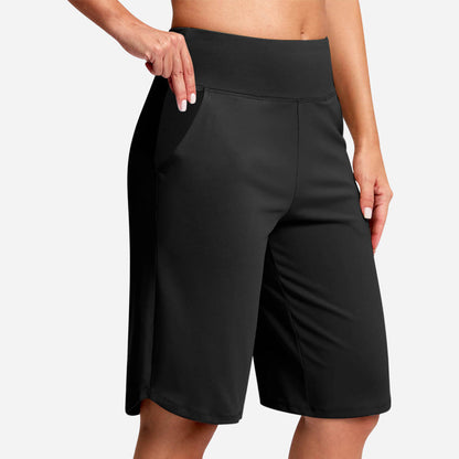 ⏰Last day sale 49% OFF🔥Women's High-Waist Yoga Shorts with Pockets