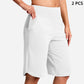 ⏰Last day sale 49% OFF🔥Women's High-Waist Yoga Shorts with Pockets