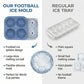 ⚽🏆Last Day Special Price ￡7.99!!💥Football Shape Silicone Ice Ball Mold