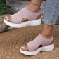⏳LAST DAY SALE ONLY ￡12.99!!💐 Women's Breathable Knit Platform Sandals – Air-permeable knit upper, cushioned sole & lightweight comfy summer footwear ✨