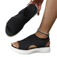 ⏳LAST DAY SALE ONLY ￡12.99!!💐 Women's Breathable Knit Platform Sandals – Air-permeable knit upper, cushioned sole & lightweight comfy summer footwear ✨