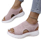 ⏳LAST DAY SALE ONLY ￡12.99!!💐 Women's Breathable Knit Platform Sandals – Air-permeable knit upper, cushioned sole & lightweight comfy summer footwear ✨