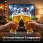 Large Capacity Ornate Embossed Beer Glass