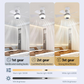 🏆LAST DAY SALE ONLY￡19.99 🎁Smart E27 Ceiling Fan Light with Hi-Fi Bluetooth Speaker & Mood Lighting  Cool Breezes • Crystal-Clear Sound • 16 Million Colours💡🌬️🎵