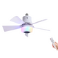 🏆LAST DAY SALE ONLY￡19.99 🎁Smart E27 Ceiling Fan Light with Hi-Fi Bluetooth Speaker & Mood Lighting  Cool Breezes • Crystal-Clear Sound • 16 Million Colours💡🌬️🎵