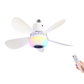 🏆LAST DAY SALE ONLY￡19.99 🎁Smart E27 Ceiling Fan Light with Hi-Fi Bluetooth Speaker & Mood Lighting  Cool Breezes • Crystal-Clear Sound • 16 Million Colours💡🌬️🎵