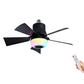 🏆LAST DAY SALE ONLY￡19.99 🎁Smart E27 Ceiling Fan Light with Hi-Fi Bluetooth Speaker & Mood Lighting  Cool Breezes • Crystal-Clear Sound • 16 Million Colours💡🌬️🎵