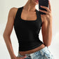 💖Last Day Special Price ￡10.99!!💖Women's Ribbed U-Neck Slim Fit Tank Top