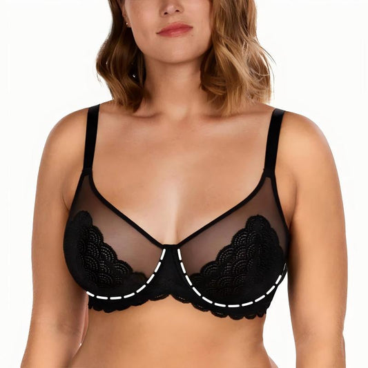 Full Coverage Lace Minimizer Bra