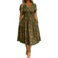 🌺LAST DAY SALE ONLY￡15.99!!🌿Women's V-Neck Floral Print Dress with Twist Waist