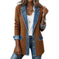 ⌛Limited Sale: ONLY ￡16.99!!🔥Women's Patchwork Denim Coat – Stretchy, Stylish & Comfortable ✨