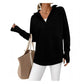 🛍️🍂LAST DAY SALE 70% OFF👍⏰Women's Quarter-Zip Ribbed Pullover Sweater – Relaxed Fit