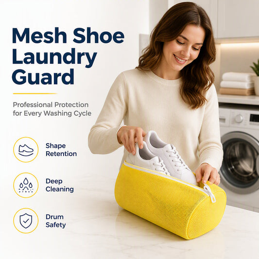 🔥 LIMITED TIME: ￡6.99⚡Mesh Shoe Washing Bag for Laundry Machine-UK