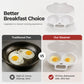 ⏰Last Day Special Price ￡6.99‼️⏰ Microwave Egg Poacher – Dual-Cavity Steamer, Rapid Heating, Non-Stick PP – Ideal for Home, Office & Travel! 🔥2