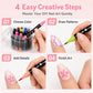 ⏳LIMITED-TIME ￡7.99!!⏰24 Colors Dual Ended Nail Art Pens Set