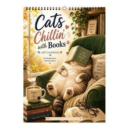 🎁💥LAST DAY SPECIAL PRICE!-￡7.99!!🐱 Cute Cat Calendar – Plan Your Days With Cozy Feline Moments ✨