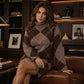 ⏳LAST DAY SALE ONLY ￡25.99!!🍂✨ Women's Argyle Knit Sweater & Skirt Set – Elegant, Cosy & Effortlessly Chic