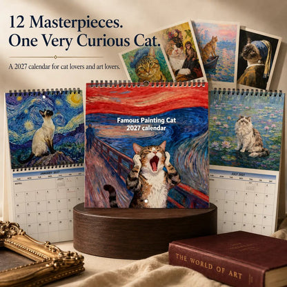 🏆 Last Day Special Price £7.99! 🗓️Buy 2 Get 1 Free🐱 2027 Cat Meme Calendar – Funny daily humor & wall-ready ✨