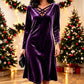 👗✨Women's Criss-Cross V-Neck Velvet Midi Dress✨𝘉𝘶𝘺 2 𝘢𝘯𝘥 𝘨𝘦𝘵 𝘢𝘯 𝘦𝘹𝘵𝘳𝘢 8% 𝘥𝘪𝘴𝘤𝘰𝘶𝘯𝘵