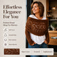Women's Knit Scarf with Sleeves